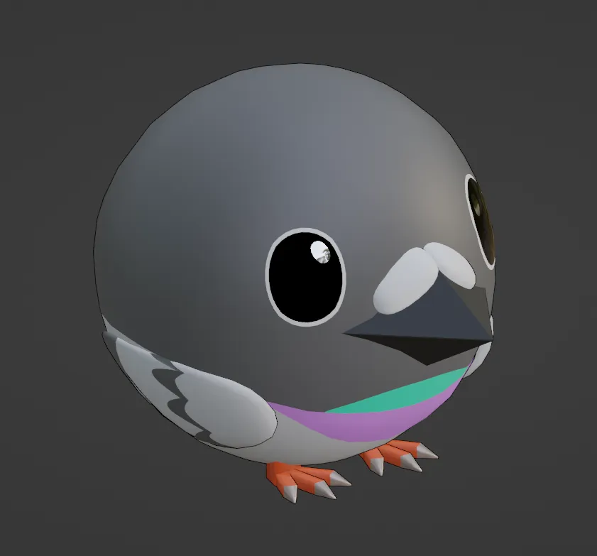 3D Avatar Pigeon